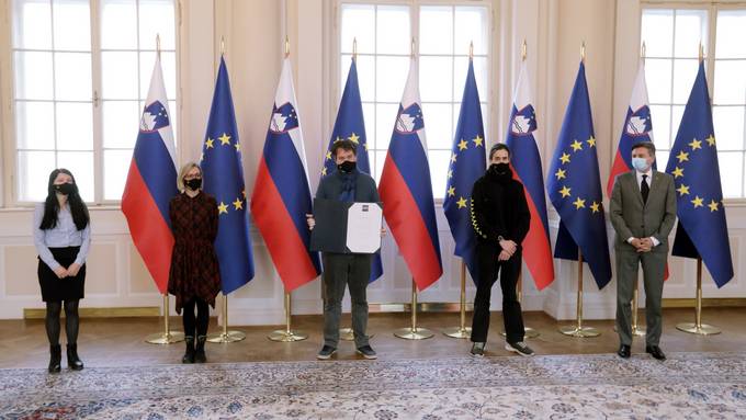 Predsednik republike je sprejel predstavnike Radia Študent